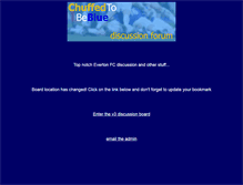 Tablet Screenshot of chuffedtobeblue.com